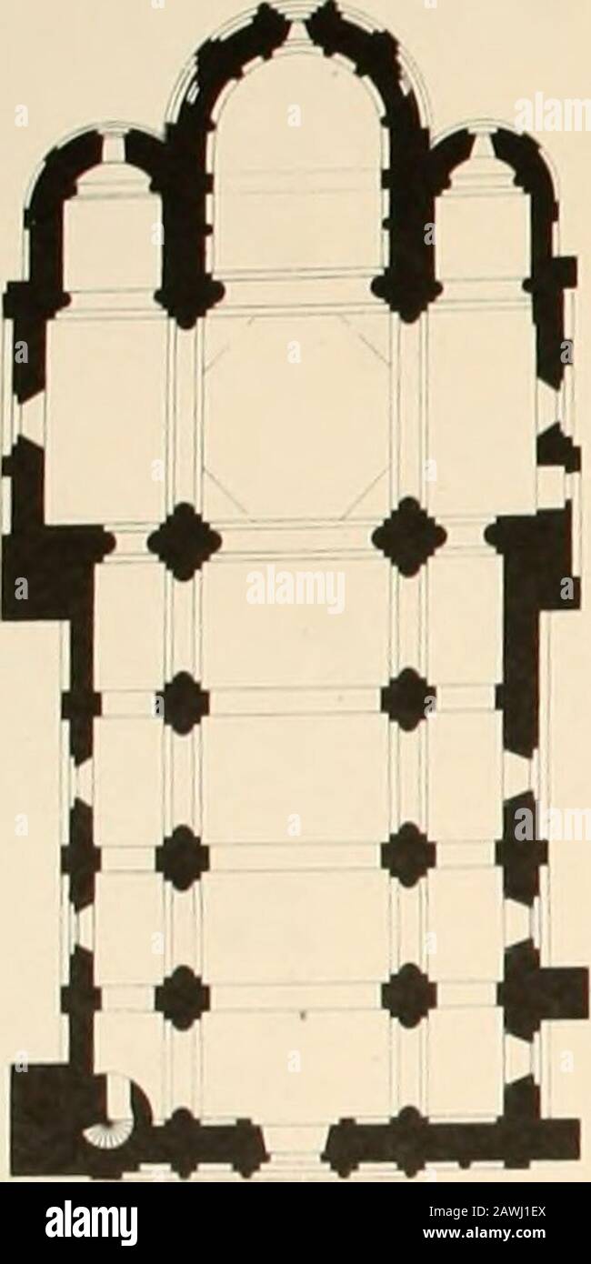 Une visite des églises bombées de Charente, France, par l'Association architecturale de Londres, en 1875 : publié en mémoire d'Edmund Sharpe : avec un texte historique et descriptif, illustré par soixante plaques lithographiées . Cathédrale d'Angoulême.face ouest. / Banque D'Images