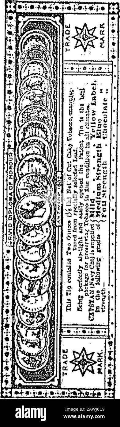 Boletín officiel de la República Argentina1907 1ra sección . wtet.il. Frji0-n*rt>*- ®>* Octubre 27 de 1906.—Lagorio, Esparrach yCía.-Artículos de las clases 68 y 69 (Modifici-cada), v 21 marzo. ACTA sao Go., 065. ?IforaOIOreiOIGfl 1 í—1 z co C 3 11  „   — [ IQBiaQIGQHi Marzo 14 de 1907.-Sociedad «British Ame-rican Tobacco y Co. Ltd.-Artículosde laclase59. V 21 marzo. AETA me 20.061 Banque D'Images
