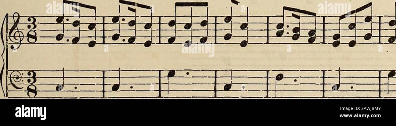 L'instructeur complet de mélodéon, en sept parties: Conçu comme un manuel d'instructions complet pour le mélodéon, le séraphine, l'éolican, le molopean, l'organe, ou tout instrument similaire . 42 fi—sr ?FH^ m I SO. 31. S ^T-^J P^§ r^ -*^ #-*gl ^ no 32. e^- 4 J. 0 1 2 X e ^^ J—i— !©- -¥-*- £ *£ a EF^^EB u T El i ^^ ^ -©- s ?*^gr •-it- nous connaissons aujourd'hui presque tous les types de notes utilisées dans la musique de Melodéon et d'orgue (et même de piano), nous pouvons continuer à nous vanter devant toutes les autres espèces de temps. Nous avons eu des spécimens de temps commun, double et triple, donc les marques de temps, C, (ou j Banque D'Images