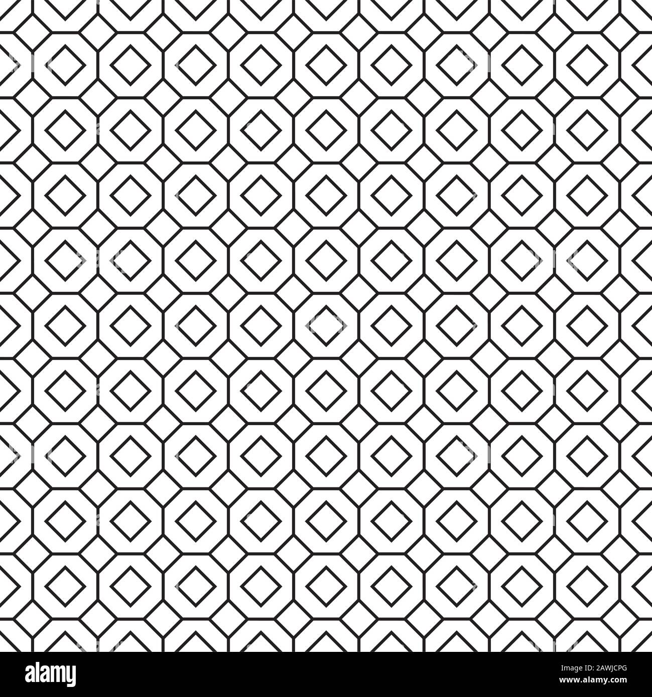 Fond de texture de motif de tissage octogonal sans couture Illustration de Vecteur