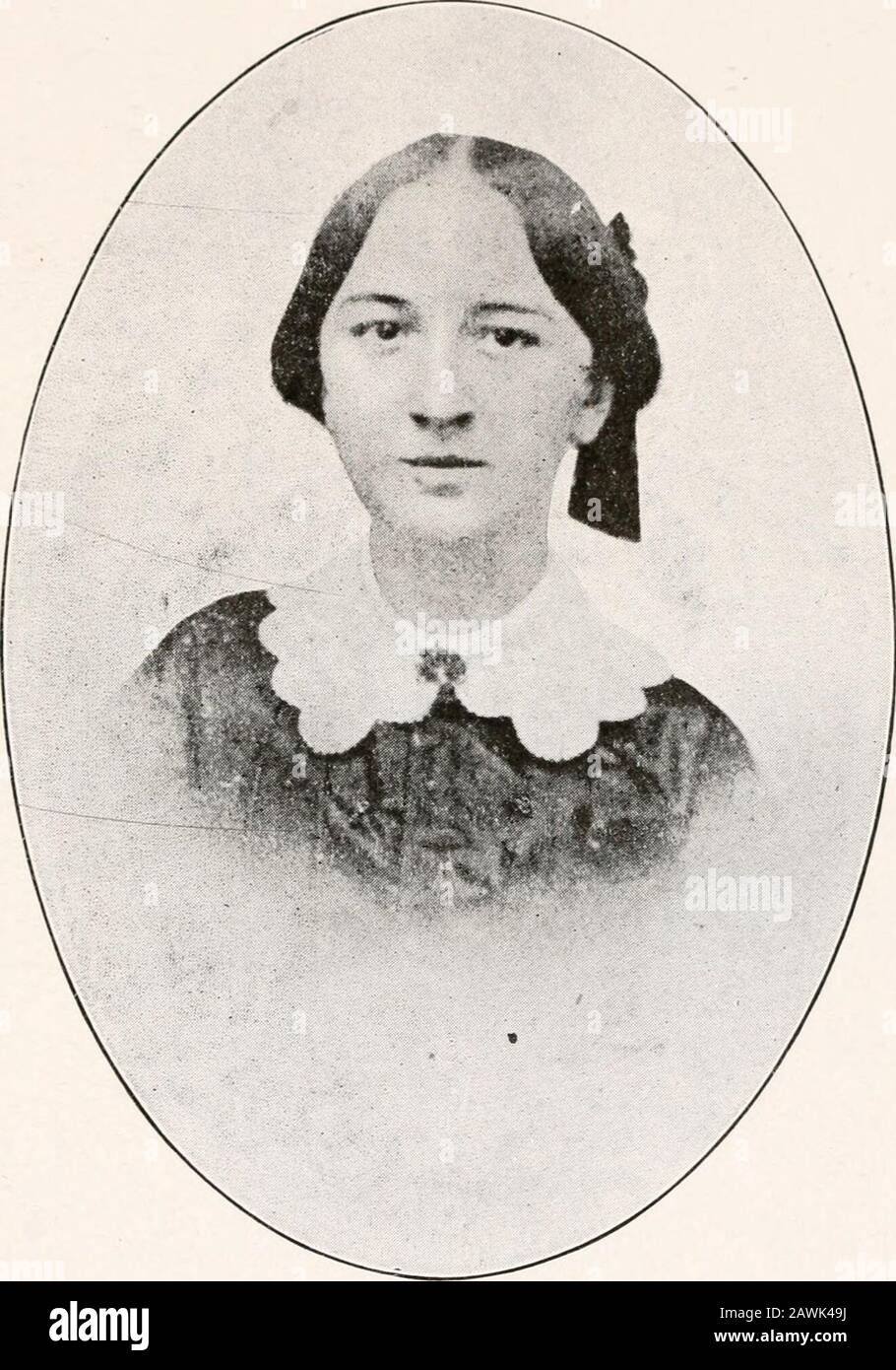 Dossier généalogique de John Brown (1755-1809) et de ses descendants, aussi les branches collatérales des familles Merrill, Scott et Follett . Emily Melissa (Brown) Baker La Famille Brown 41 174 Charles J., N. 19 août 1850; d. 21 février 860. 175 Frank B., b. 7 janvier 1854; d. 13 octobre 1903; M. Carrie Tedrow. 176 Va O., b. 11 septembre 1858; d. 17 décembre 1892; M. Emma L. Waid. 177 Lizzie Emily, n. 16 novembre 1865; M. Horace B. Ames 22 Novembre 1888, Wauscon, Ohio. 41 JOHN HARRIOTT BRUN,= M. Lucy Amiet Williams 10 Avril. 1850, York, Ohio.Enfants: 178 Henry Warren, N. 13 août 1852; d. 10 Mars 1872. 179 C Banque D'Images