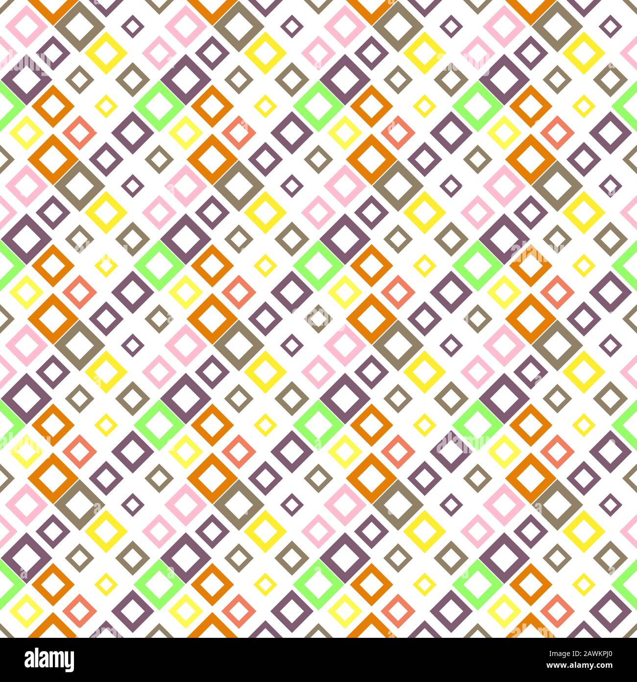 Arrière-plan de répétition carrée transparente - illustration de vecteur abstrait géométrique Illustration de Vecteur