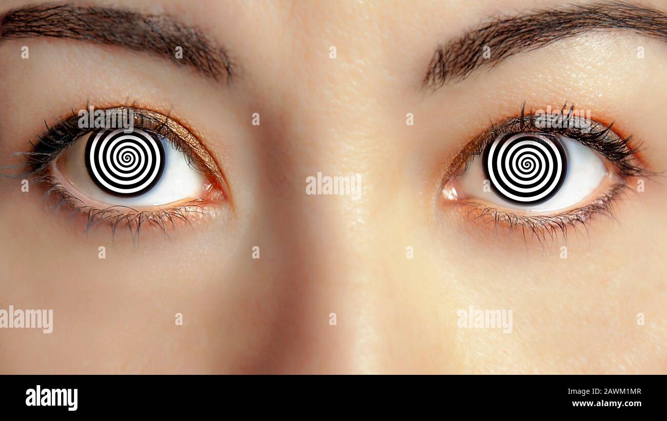 Hypnosis eyes Banque de photographies et d'images à haute résolution - Alamy