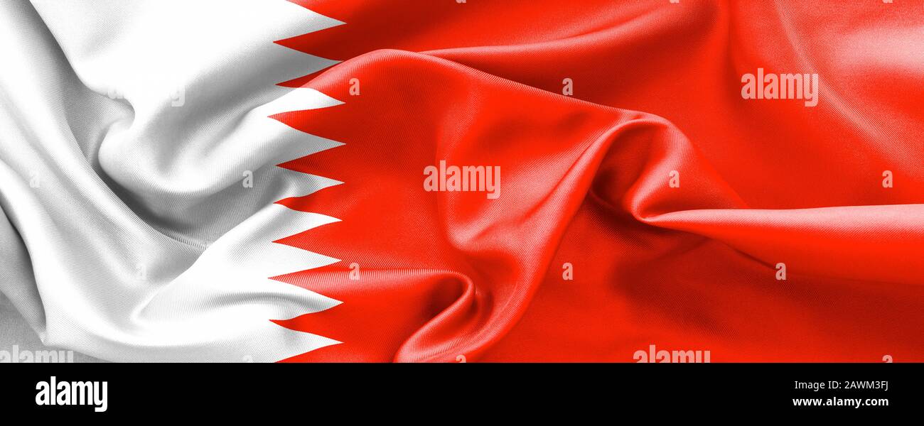 La texture du drapeau du Qatar s'est froissée et s'est froissée avec de la lumière et des ombres Banque D'Images