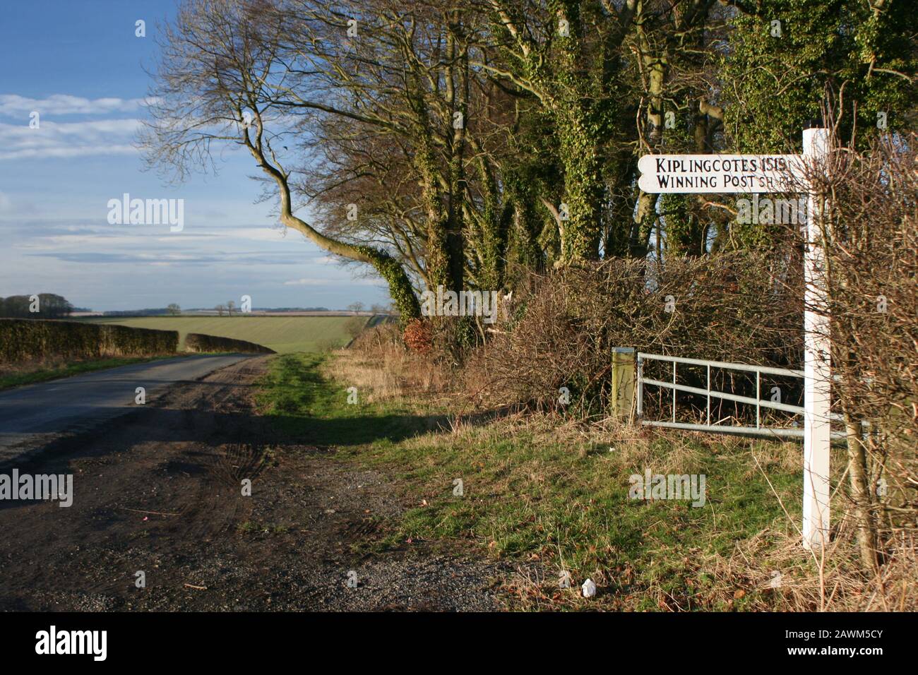 Yorkshire Wolds Banque D'Images