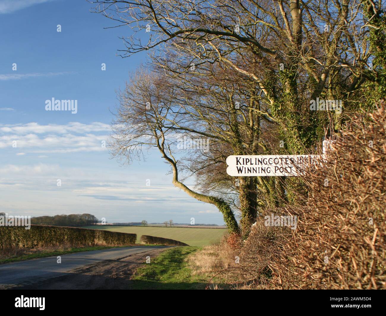 Yorkshire Wolds Banque D'Images