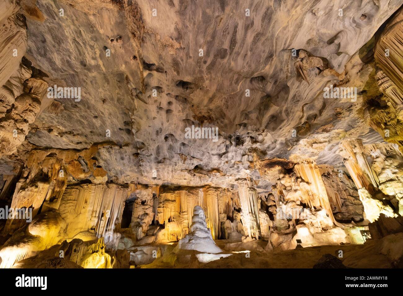 À L'Intérieur Des Grottes De Cango, Oudtshoorn, Province Du Cap Occidental, Afrique Du Sud Banque D'Images