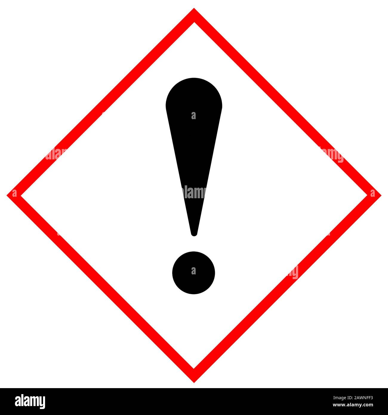 Signe irritant nocif (point d'exclamation de symbole Photo Stock Alamy