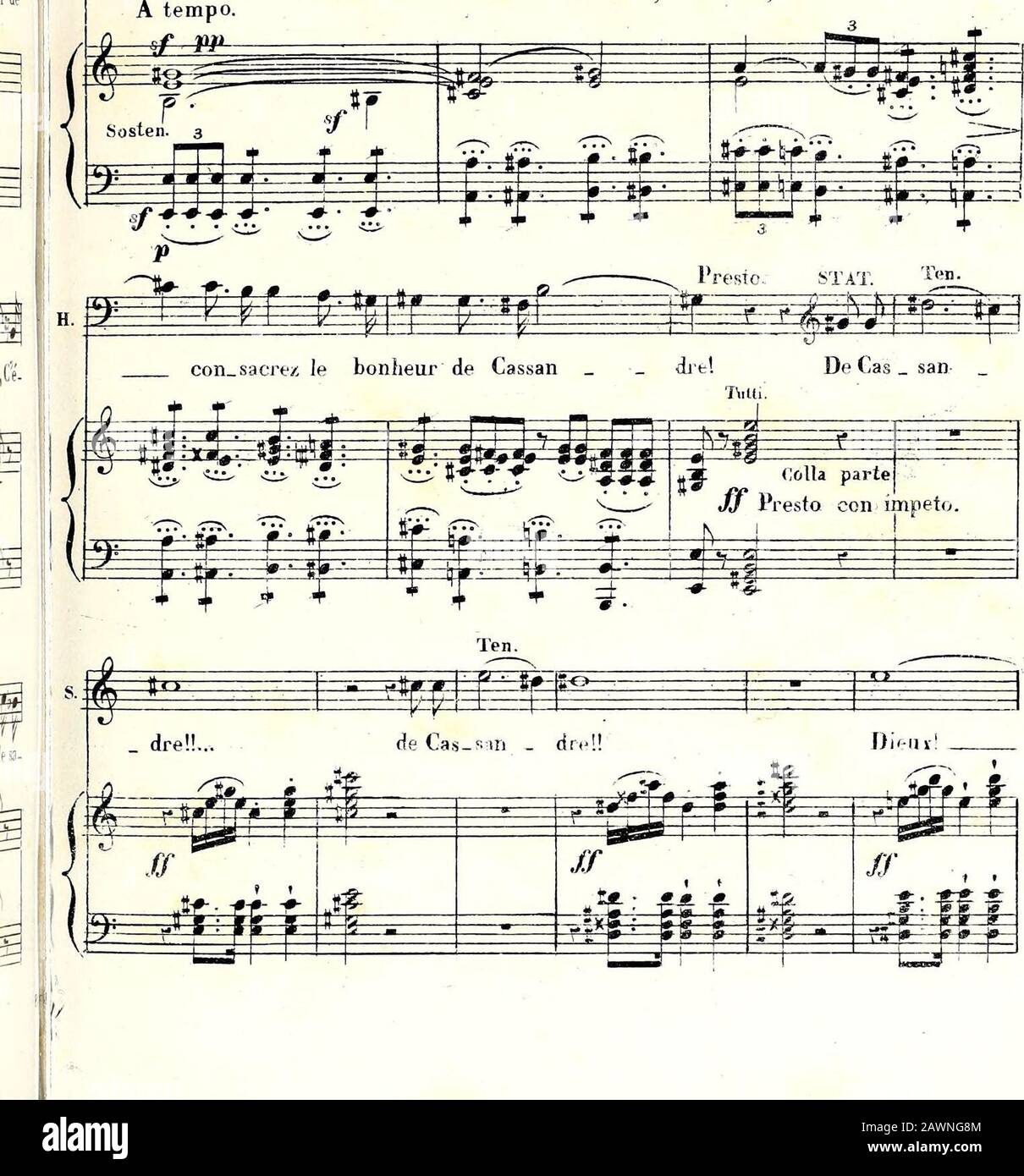 Olympie Opera Lyrique En Trois Actes T 0 9 Kh 3 H J I U E Lentamente E Con Dolore B B Tpn Jr E