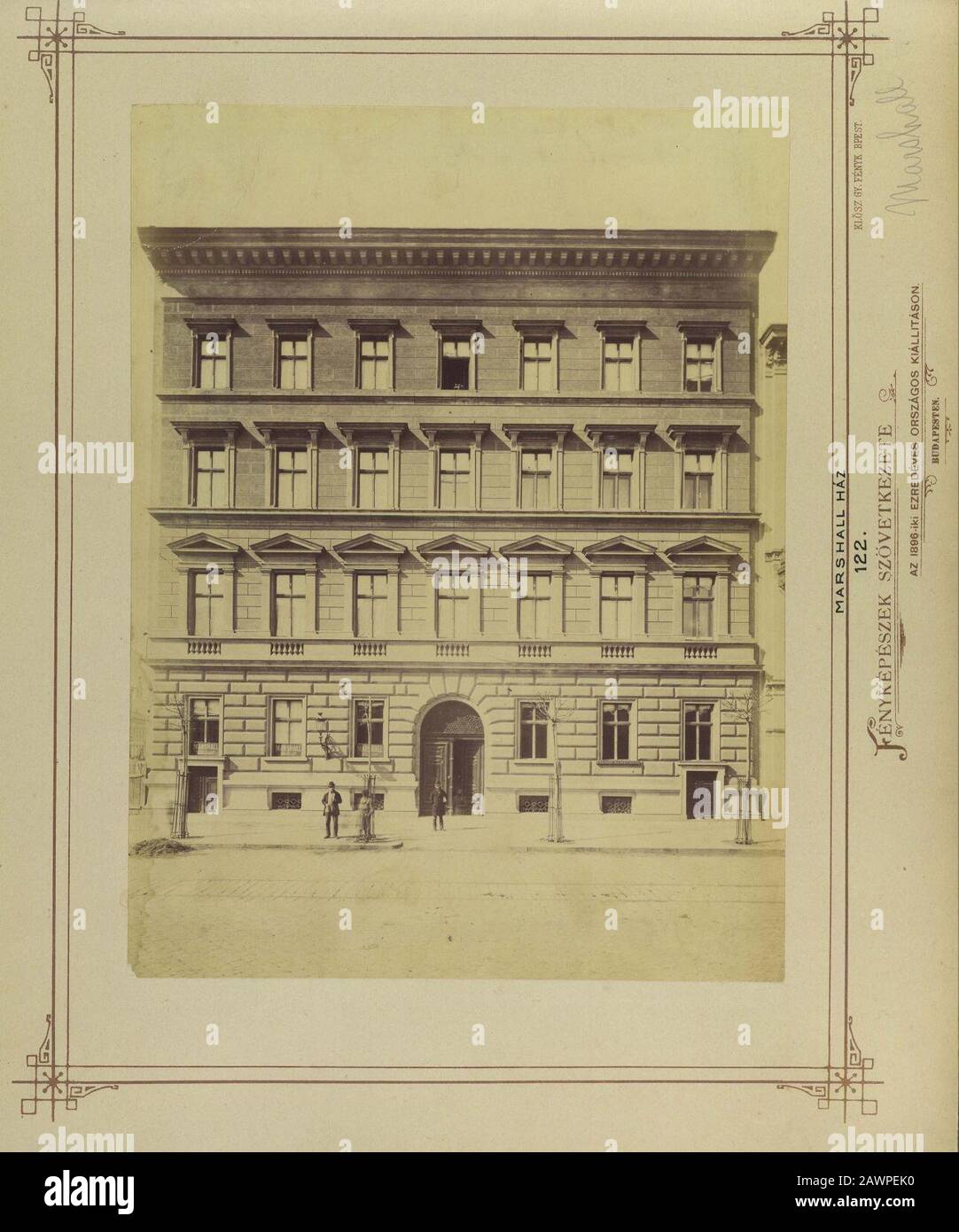Bajcsy-Zsilinszky út (Váci körút) 72., Marshall-ház, 1874 körül - Budapest, Fortepan 82187. Banque D'Images