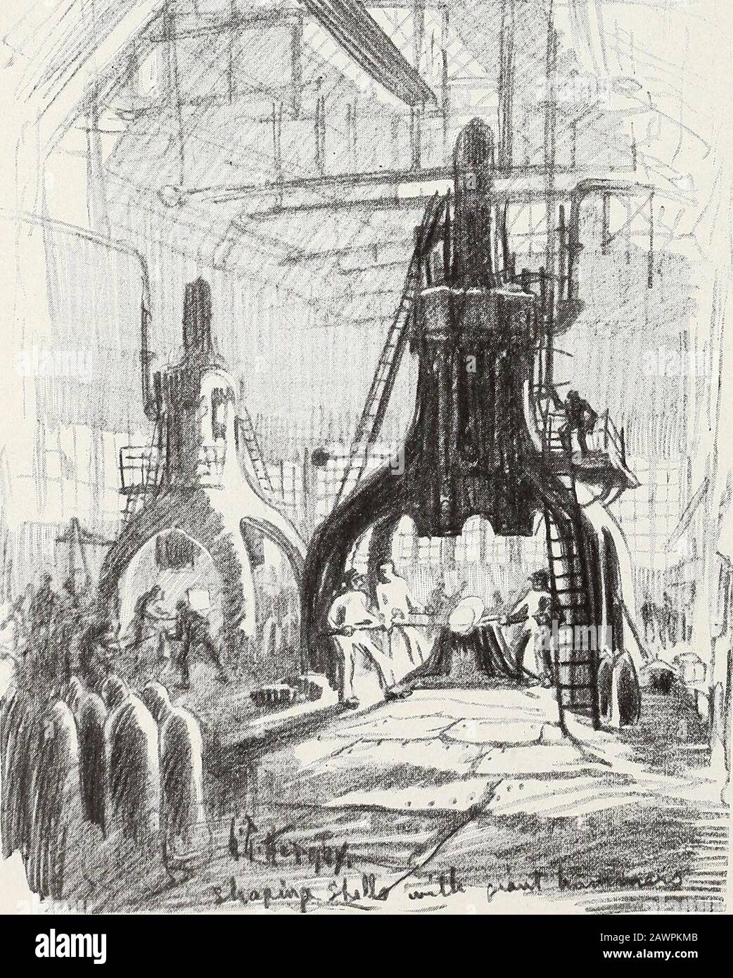 The Harper's New Monthly Magazine Volume 139 juin à novembre 1919. rance. La capacité de production des usines est considérablement augmentée. Le domaine du recrutement de main-d'œuvre est largement étendu. Depuis l'armistice des hommes d'affaires américains se sont enfermés en France. Désireux de 102 HARPERS mensuel aide dans la réhabilitation économique du pays, ils veulent fournir à la France des matériaux de construction, des machines agro-culturelles, des automobiles, des loco-motivations, des matériels roulants et des rails en acier. Ils sont étonnés par les difficultés que poutine leur chemin, en particulier depuis que le gouvernement français encourage impo Banque D'Images