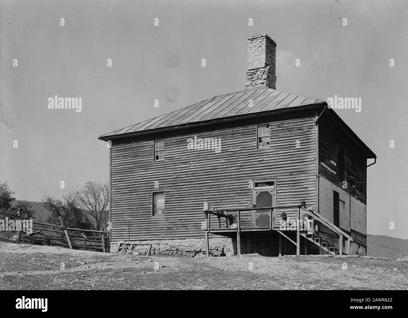 Fort Egypte, State Route 615, Luray Environs (Page County, Virginie). Banque D'Images