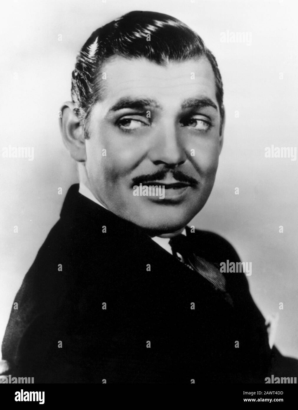 Clark gable american film actor Banque d images noir et blanc Alamy