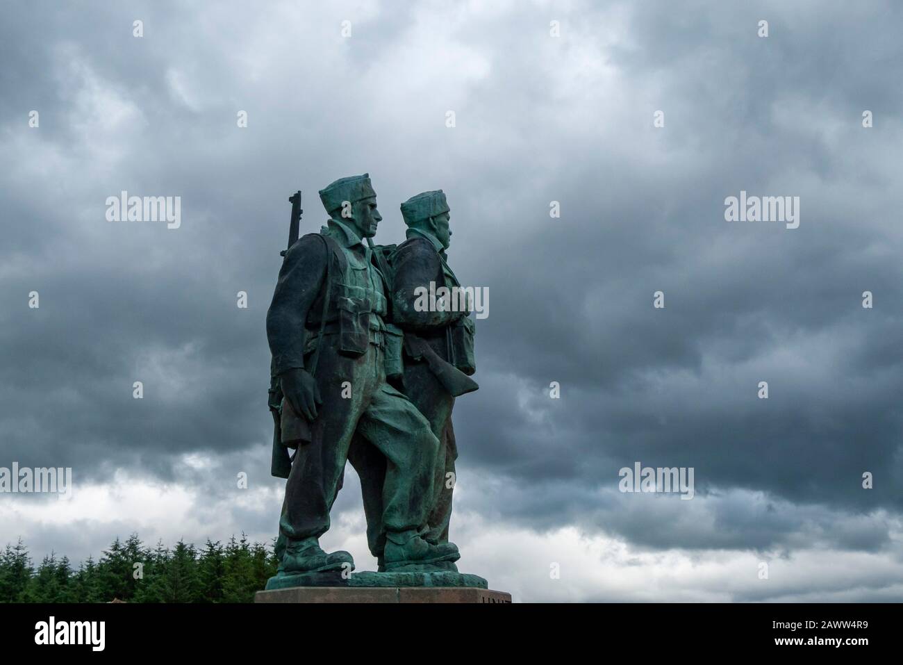 Célèbre commando de la seconde guerre mondiale Banque de photographies