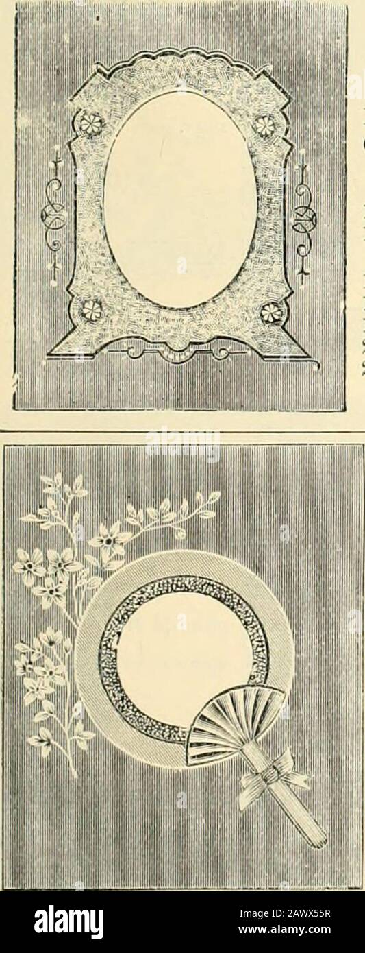 Moulures, miroirs, images et cadres. . N° 1311. Composition Or, 7 pouces de large. PRIX. 20 x 24 chacun, 23 x 27 25 x 30 ? 23X.36 26 x 40.. ? ? .. 30 x 50 ...; ?• toute taille faite à la commande. 19 6510 24 10 94 11 39 13 2313 85 No. 1321. Composition Or, similaire au n° 1311. 8 pouces de large. 20 x 24   ...chacun, |I 1 64 22 X 37 .. ] o 30 25 x 30 :: : .. 13 lo 33 x 36 chacun, 13 0,50 $ 36 x 40 •. 14 57 30 x 50 •• 10 44 GEO. M LEE S- CO., CHICAGO. 51 8 x 10,10 x 13,11 x 14,14 x 17. N° 150. Tapis. Double eiiliosed, Tint^i et Oiienings.PRICE assortis. Par doz. Par doz. FO 25 I 16 x 20 1 $ ao 40 I 18 x 23 3 00 120 x 24 2 40 1 00 22 x 2 Banque D'Images