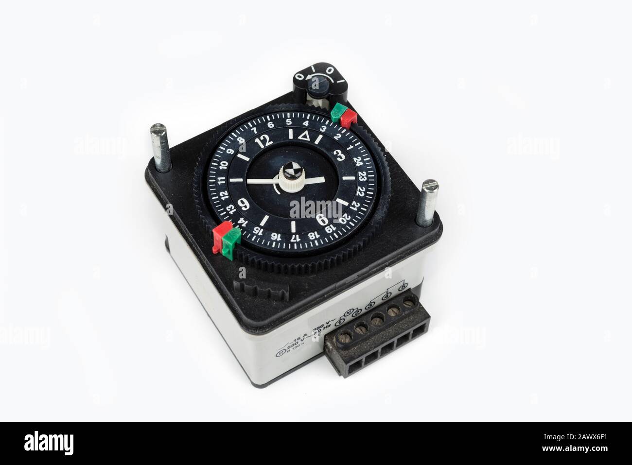 Horloge pour chaudière chauffante Banque D'Images