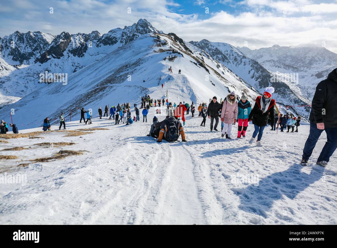 Zakopane, Pologne, 27 Janvier 2020. L'hiver au sommet de Kasprowy Wierch à Zakopane. Montagnes Tatra. Crédit: Waldemar Sikora Banque D'Images