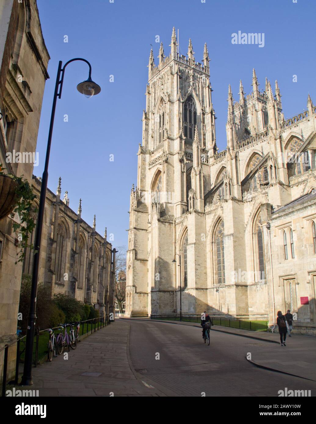 Minster Yard York Banque D'Images