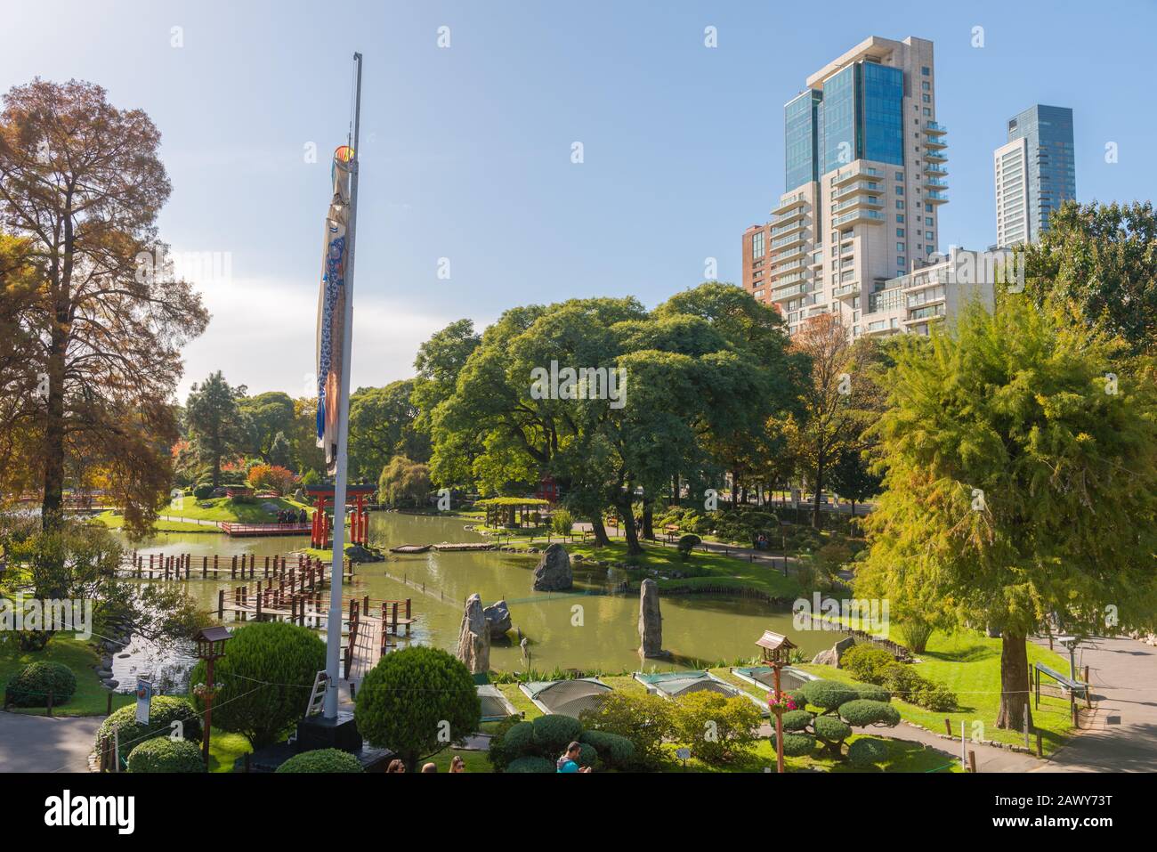 Jardin Japonais Ou Jardin Japonais, Buenos Aires, Argentine, Amérique Latine Banque D'Images