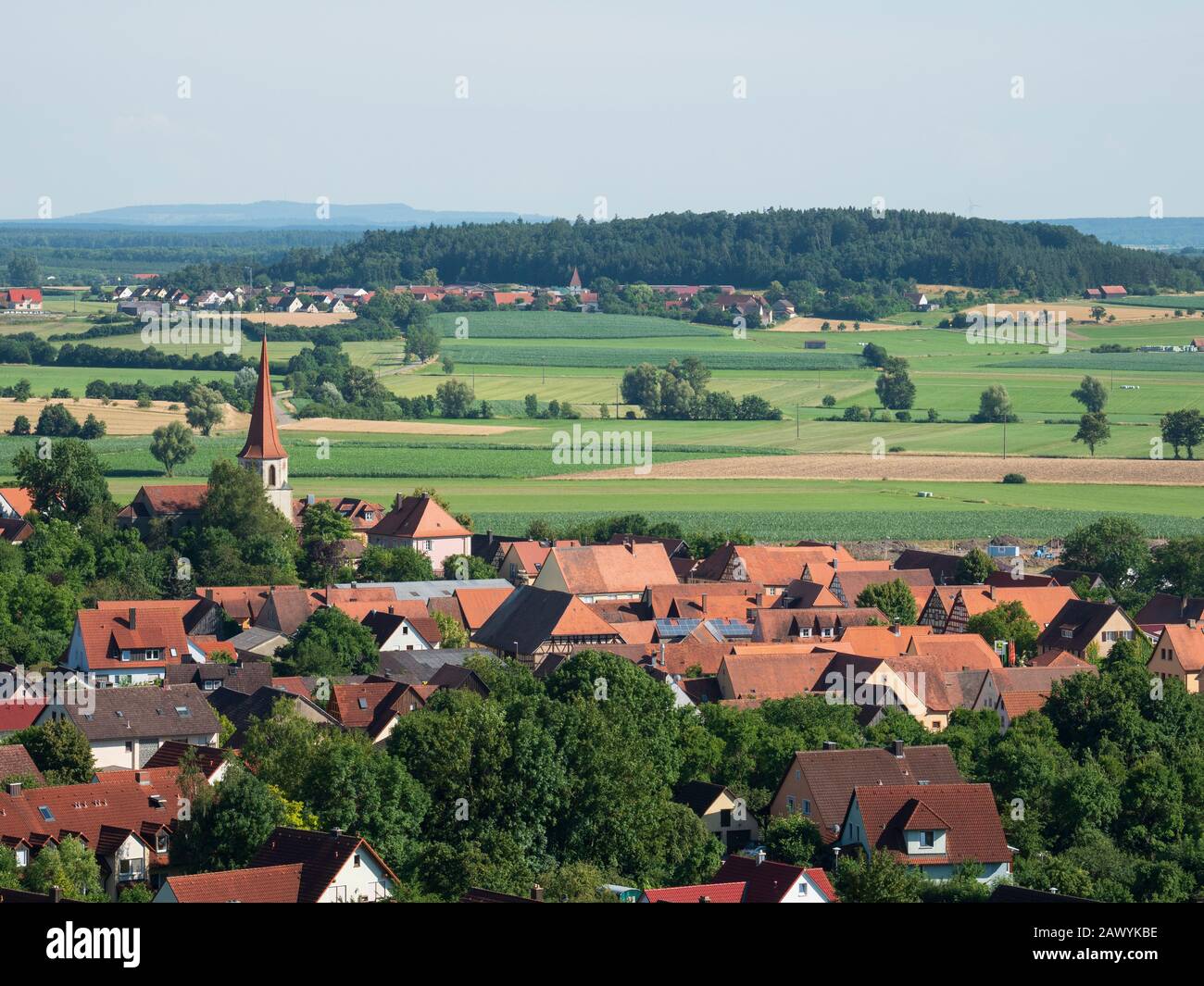 Colmberg, Mittelfranken, Franken, Bayern, Deutschland | Colmberg, Franconie, Bavière, Allemagne Banque D'Images