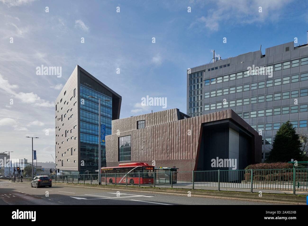 Bâtiments De L'Université De Plymouth, Devon, Angleterre Du Sud-Ouest, Royaume-Uni Banque D'Images