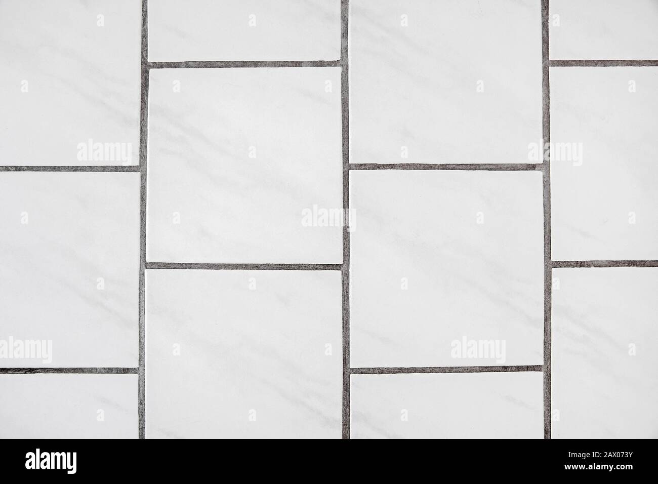 Carrelage au sol, la texture de fond, matériaux - blanc avec joint Photo  Stock - Alamy
