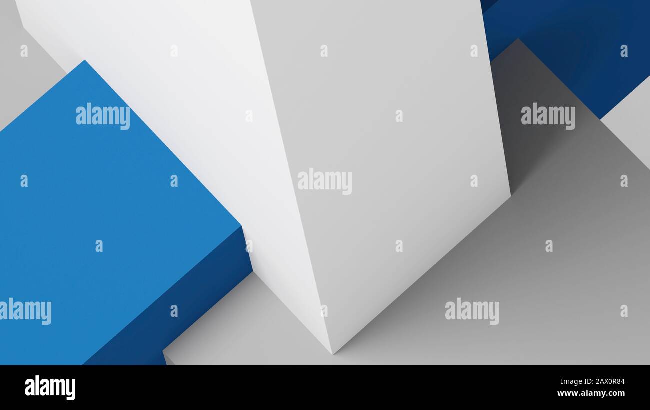 Arrière-plan minimal abstrait avec installation poly faible. illustration du rendu 3d Banque D'Images