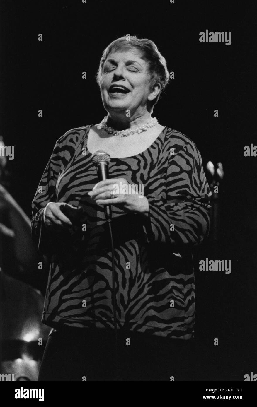 Carol Sloane, 1990. Banque D'Images