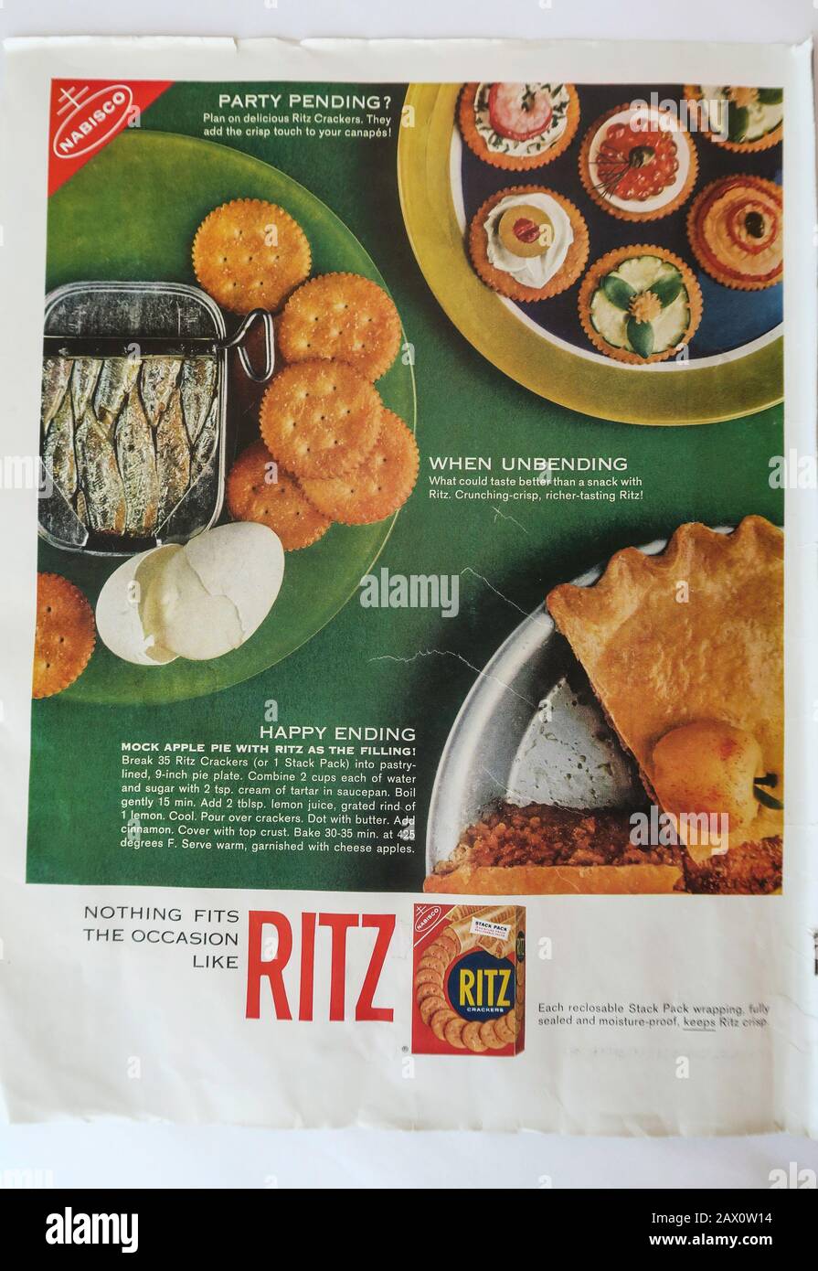 1963 Life Magazine Publicité, États-Unis Banque D'Images