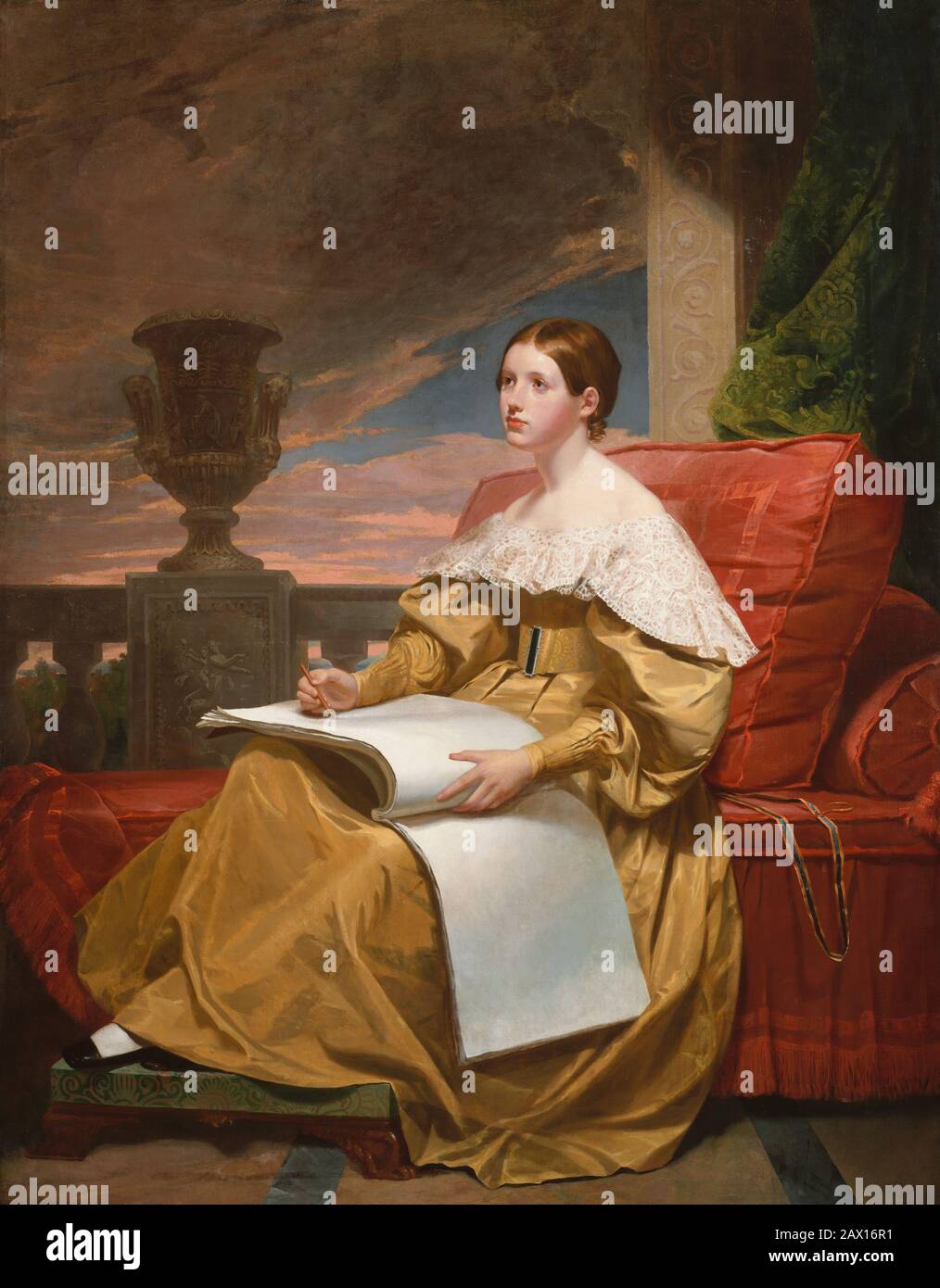 Susan Walker Morse (La Muse), Ca. 1836-37. Banque D'Images