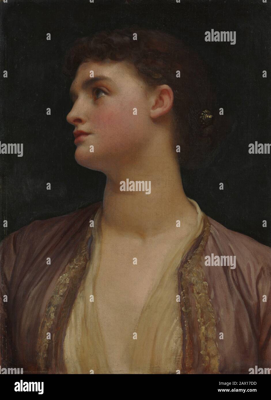 Lucie, peut-être fin 1870. Banque D'Images