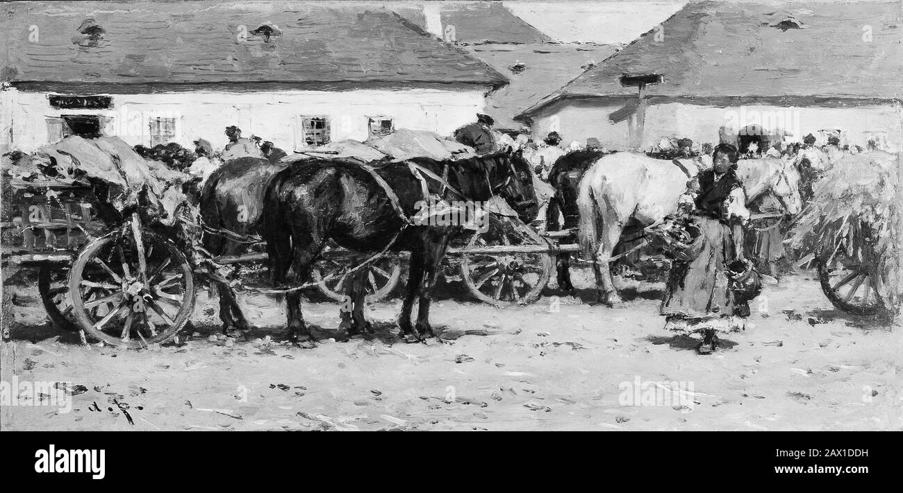 Scène De Marché, . Banque D'Images