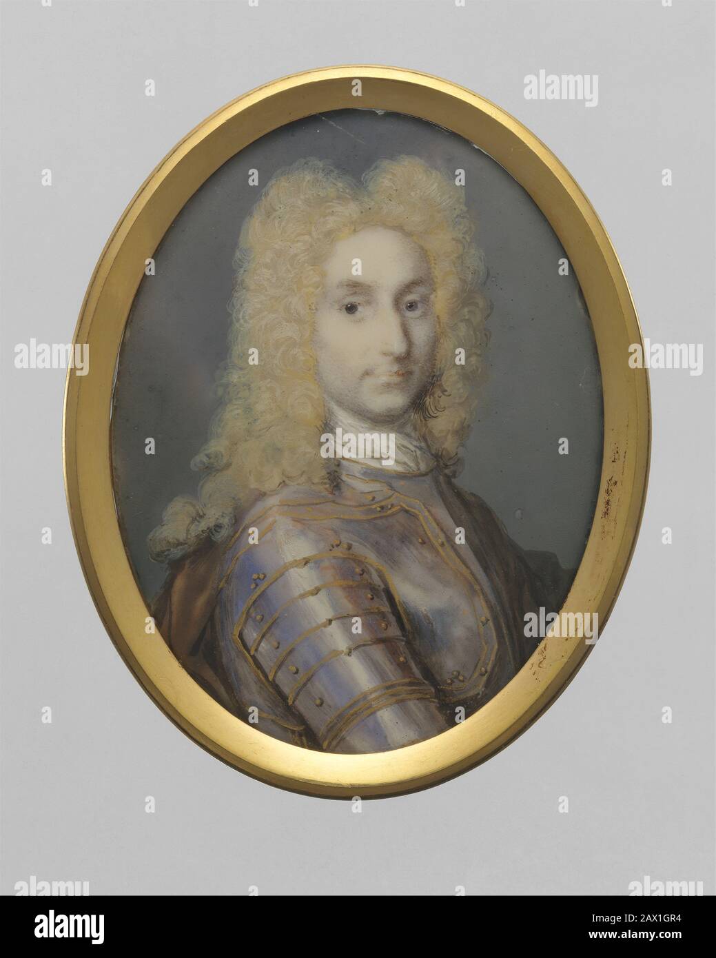 Portrait d'un homme, CA. 1710. Banque D'Images