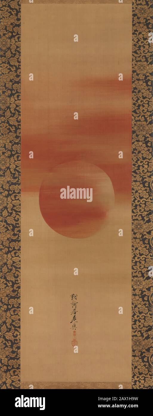 Lever le soleil, deuxième moitié du XIXe siècle. Banque D'Images