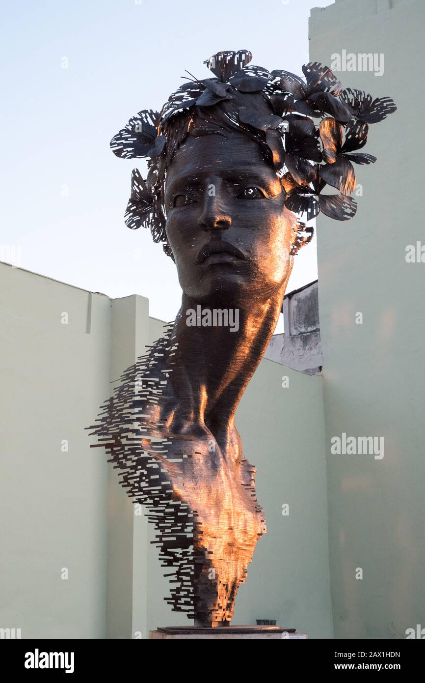 Primavera Sculpture De Rafael San Juan, La Vieille Havane, Cuba Banque D'Images