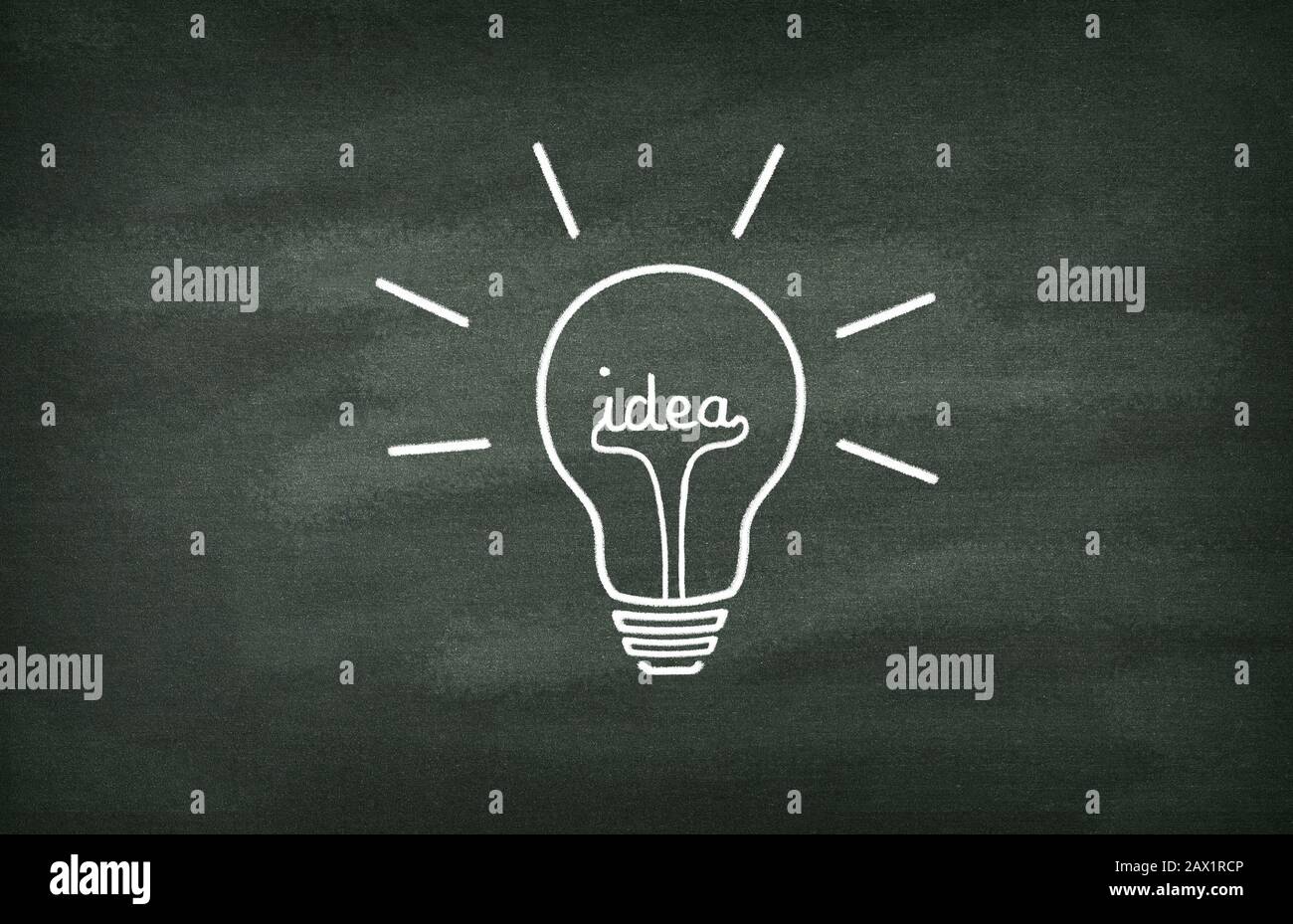 Light bulb draw icon energy Banque de photographies et d’images à haute