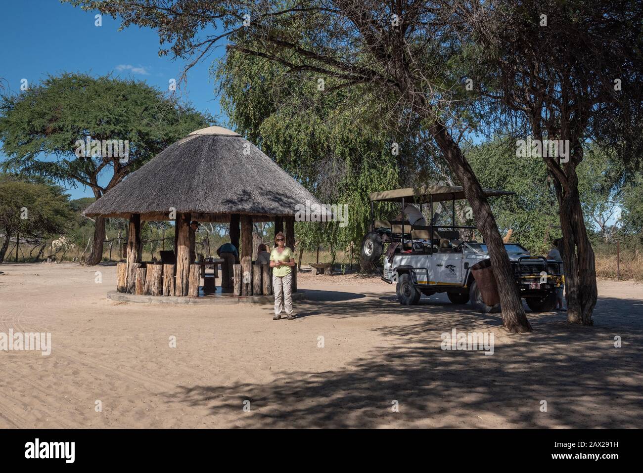 Site De Pique-Nique De Jambili, Parc National De Hwange Zimbabwe Banque D'Images