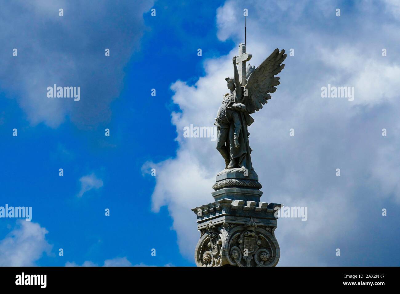 Le cimetière de Columbus est une nécropole située à Cuba dans le quartier El Vedado de la Havane et fondée en 1876 Banque D'Images