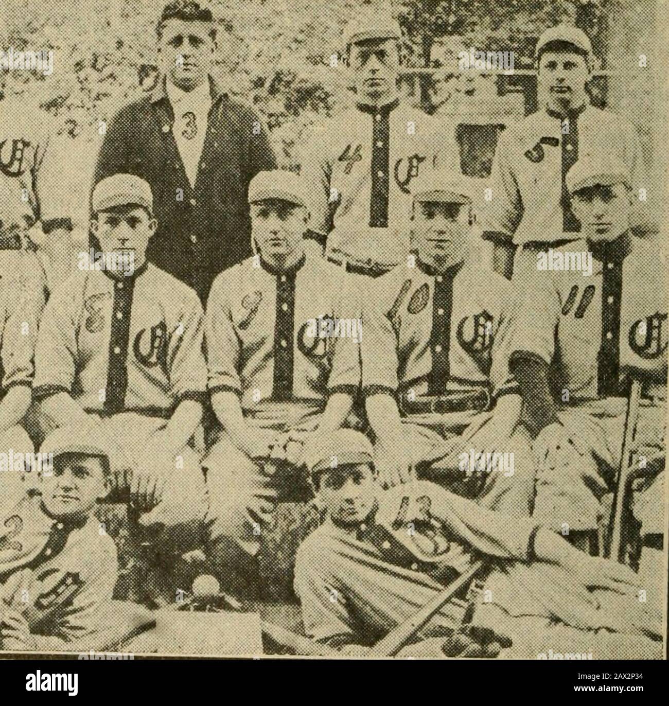 Le ballon de base officiel du collège de Spalding annuel1911- . 1, C. Sohieede; 2, Tietjen: 3, Wiedeman, Mgr.; 4, Wenzel; 5, P. SchleeJj- 6, ?o ^i}/., ^**^^^^™^°: ^ Holls; 9, Krueger; 10, Jena; 11, Welitzko- 12, Berg;13, Fleischman. . &. L'ÉQUIPE DU COLLÈGE CONCORDIA. BBBONXVILLE, N. Y. SPALDINGS, BIBLIOTHÈQUE SPORTIVE. 93 Henry Kendall College, Tulsa, Okla.—Cette équipe a été Forcert tn abandonnBase ball après .jouer deux jeux, en raison de dittioulties financières. La batterie de Theleading était Kobertsou. Ijitcher, et R. Handly, Catcher. Ces menaient un bon travail, mais ils étaient handicapés par le faible soutien de l'infield. Buchtel Banque D'Images