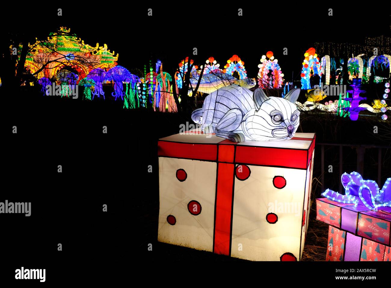 NYC Winter Festival, Snug Harbour Centre Culturel, Staten Island, NY, USA. Banque D'Images