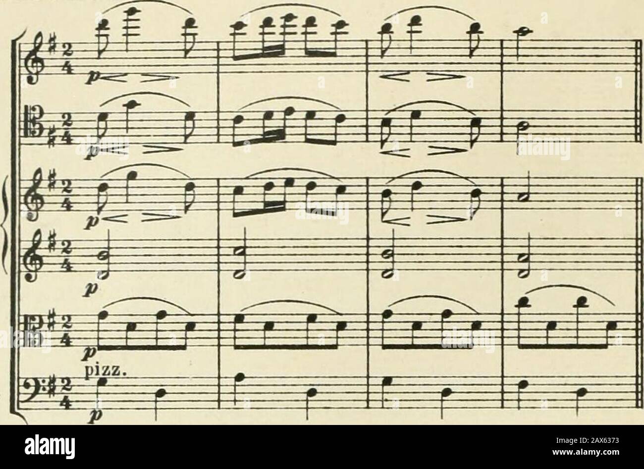 Instrumentationsbeispiele; ein Vorspiel-Stoff für den Unterricht in der Instrumentation, dans vier Abschnitten und einem Anhang . Hörn verdoppelt dieVioline inder tieferen Oktave. 29548 48 6.) Burch Flöte und Fagott N?159Moderato FlöteFagott I. Viol. N. BratschenCelli & Bässe. Flöte verdoppelt die Violine inder oberen, Fagott dans der un-teren Oktave. N?160Moderato 7.) Burch Flöte und Clarinette Banque D'Images