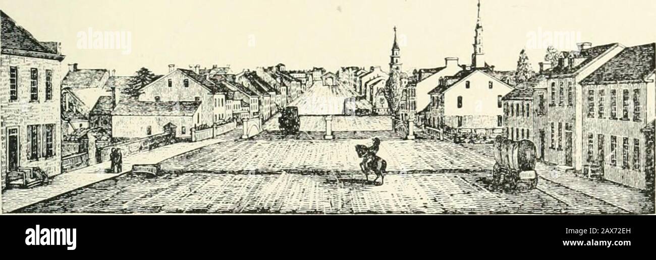 Pennsylvanie, coloniale et fédérale : une histoire, 1608-1903 . - dévoré jusqu'à ce qu'il soit au pouvoir du peuple et de l'État que j'ai^fjvernment pour le faire. (Re-port of Internal AfYairs, 1874-5, p. 41, partie III.) En 1840, il y avait près de 9 000 000 acres de terre nder un fairstate de cnltiation. La décennie qui s'est écoulée jusqu'en 1850 a vu des progrès continus dans toutes les conditions agricoles. Au cours de l'année à juste titre, il y avait dans l'État 127 577 fermes d'une moyenne de 117 acreseach. La production de maïs a atteint 19 835 214 boisseaux. To-bacco était en train de devenir un produit important, près de moi, 000.000 livres. Entra Occidental Banque D'Images