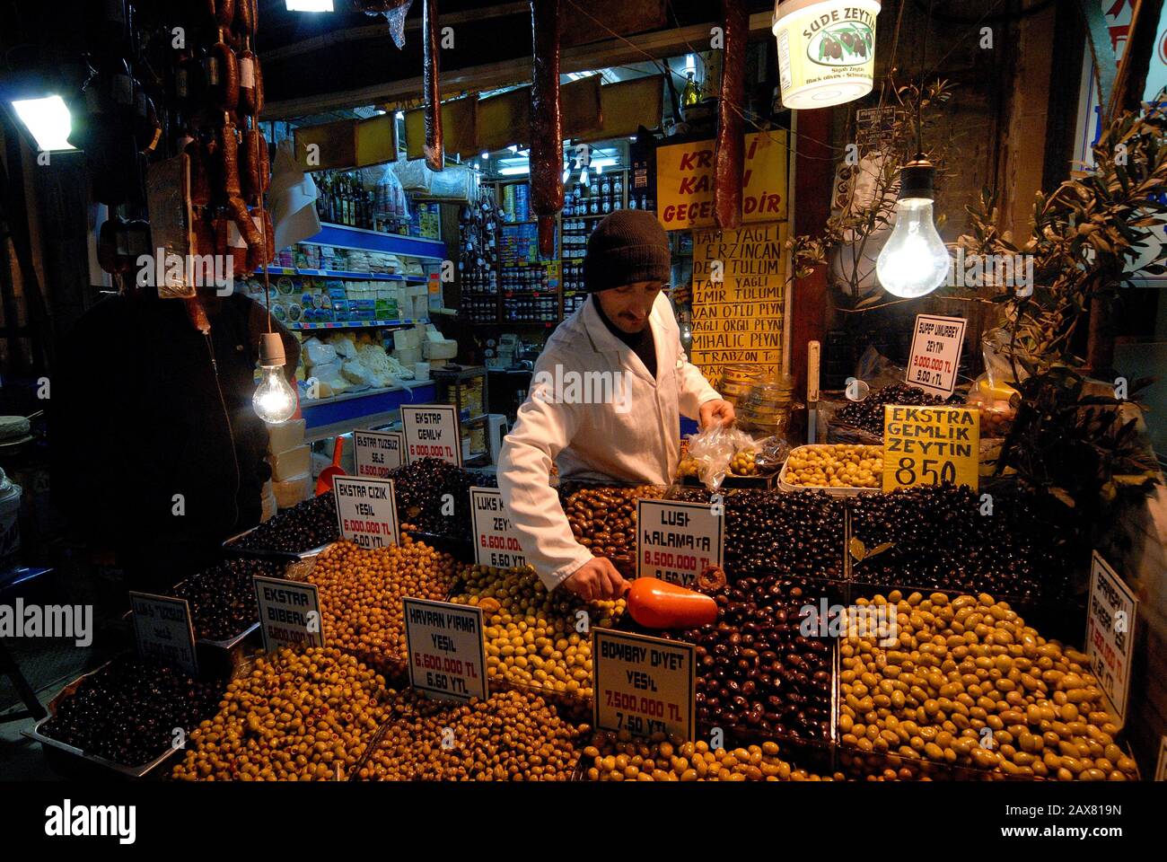 Marché Égyptien, Istanbul, Turquie. Banque D'Images