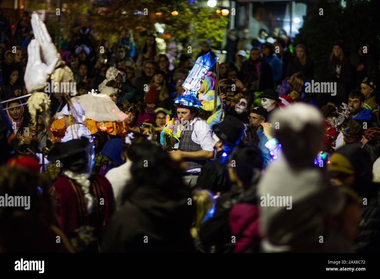 Défilé de Souls à Vancouver, C.-B. Banque D'Images