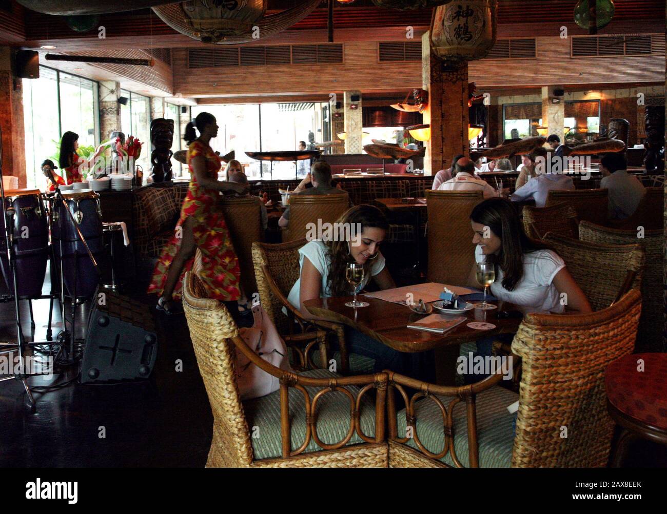 Trader Vics Lounge, Manama, Bahreïn. Banque D'Images