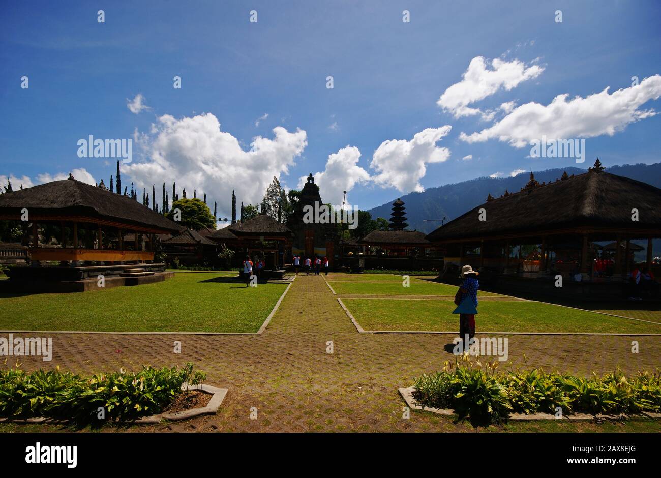 Pura Ulun Danu Beratan Bedugul, Bali, Indonésie Banque D'Images