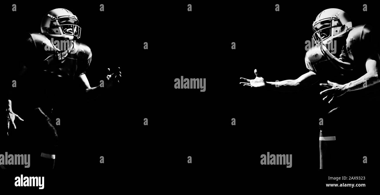 Image composite de joueur de football américain Banque D'Images