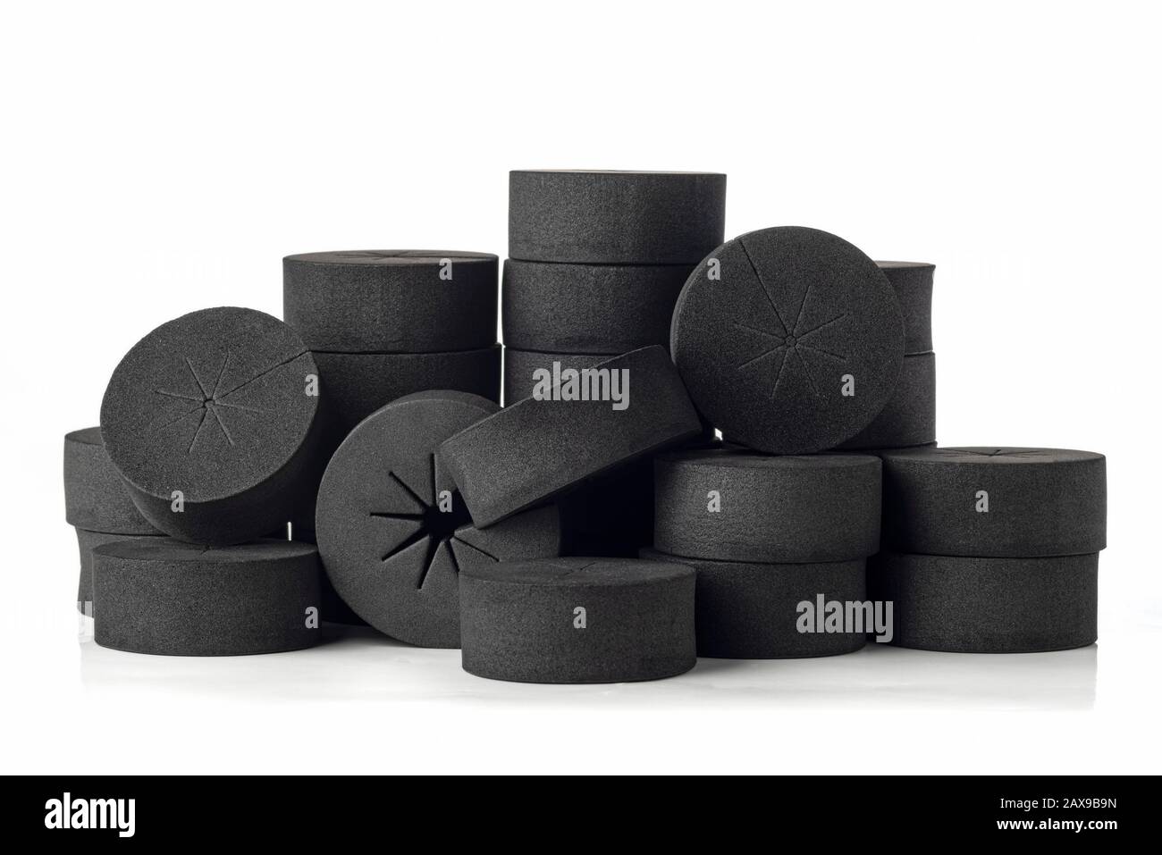 colliers de clonage en mousse noire pour hidroponics et aéroponics Banque D'Images