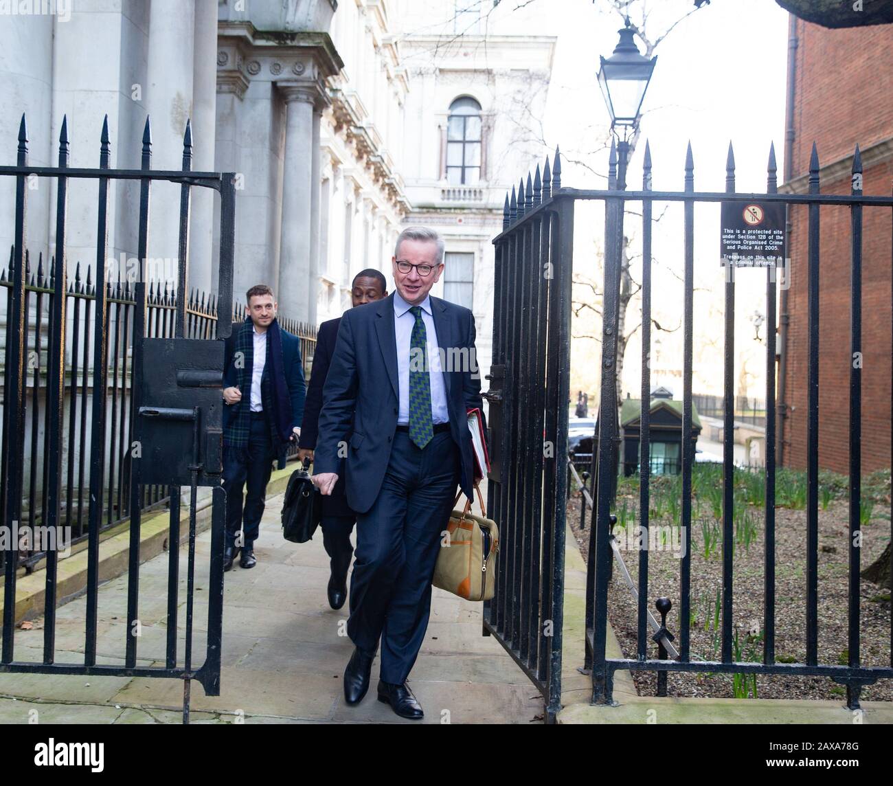 Londres, Royaume-Uni. 11 janvier 2020. Michael Gove, chancelier du duché de Lancaster, arrive pour la réunion du Cabinet. Crédit: Tommy London/Alay Live News Banque D'Images