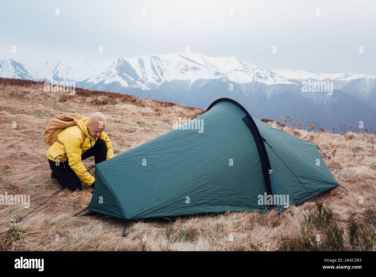 D'spring mountains. Highland incroyable. Photographie de paysage Banque D'Images